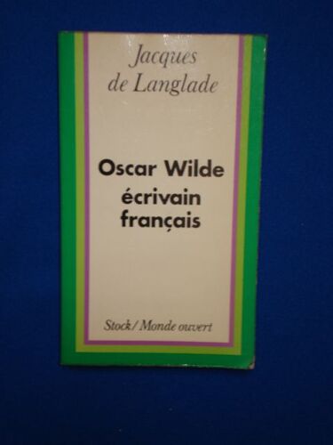 Oscar Wilde Ecrivain Francais