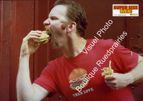 Super Size Me : Jeu De Photos D'exploitation Cinématographique - Format 21x29,5 Cm - De Et Avec Morgan Spurlock, Alexandra Jamieson, Stephen Siegel - 2004