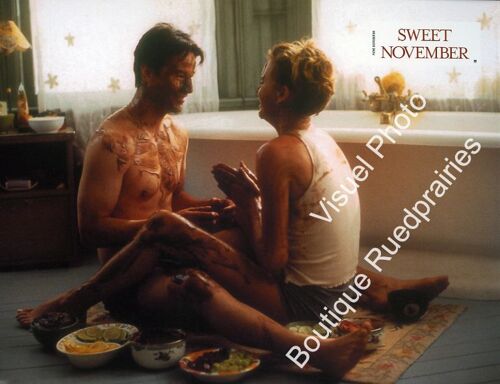 Sweet November : Jeu De Photos D'exploitation Cinématographique - Format 21x27,5 Cm - De Pat O'connor Avec Keanu Reeves, Charlize Theron, Jason Isaacs, Robert Joy - 2000