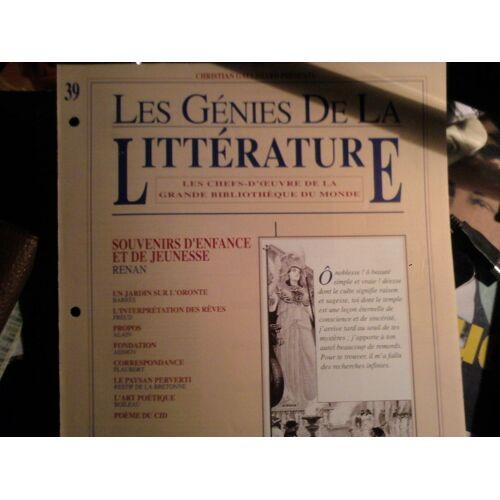 N° 39 Les Genies De La Litterature