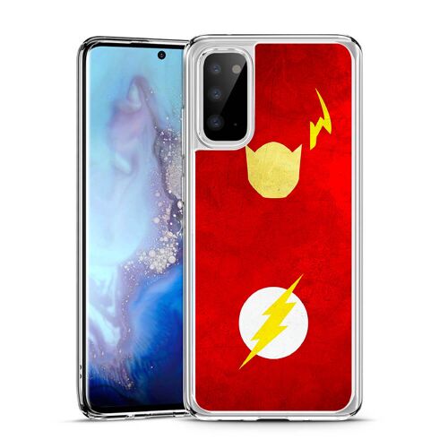 Coque pour Samsung Galaxy S20 - Dc Comics Flash Art Design