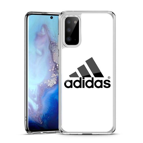 Coque pour Samsung Galaxy S20 PLUS - Adidas Logo Blanc