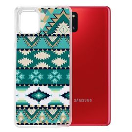 Coque Pour Samsung Galaxy A51 - Azteque Vert