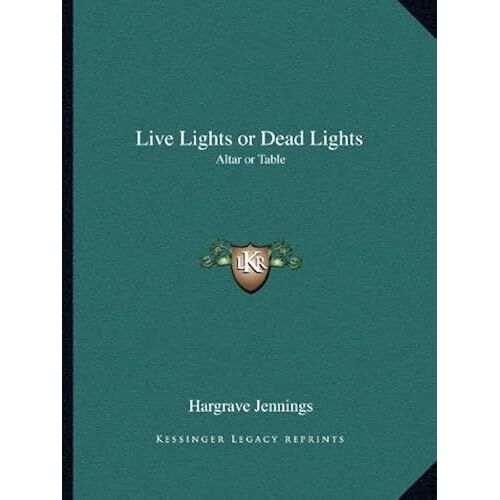Live Lights Or Dead Lights: Altar Or Table