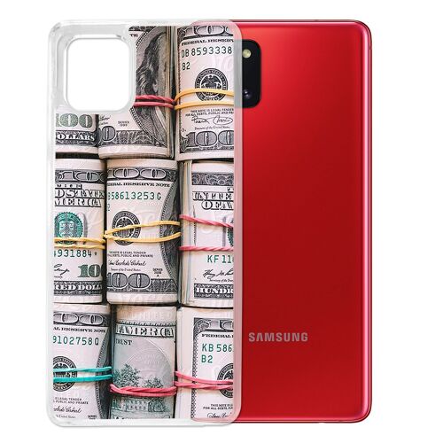 Coque Pour Samsung Galaxy A51 - Billets Dollars Rouleaux