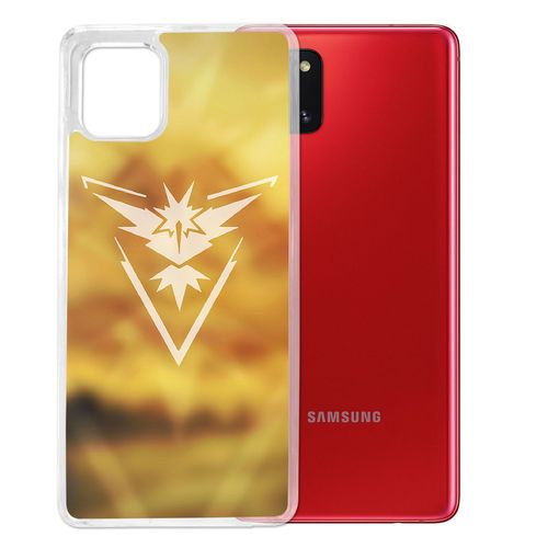 Coque Pour Samsung Galaxy A51 - Pokémon Go Team Jaune Grunge