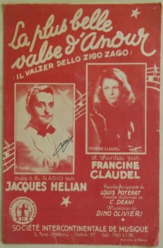 La Plus Belle Valse D'amour (Il Valzer Dello Zigo Zago)