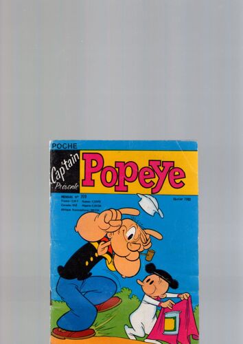 Poche Popeye N° 209 Février 1980