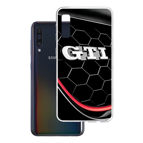 Coque Pour Samsung Galaxy A50 - Vw Golf Gti Logo