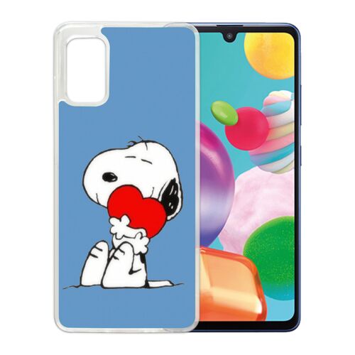Coque Pour Samsung Galaxy A41 - Snoopy Coeur