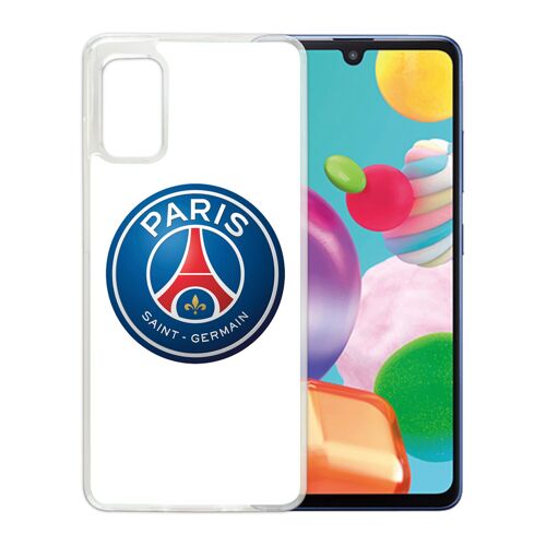 Coque pour Samsung Galaxy A41 - Logo Psg Fond Blanc