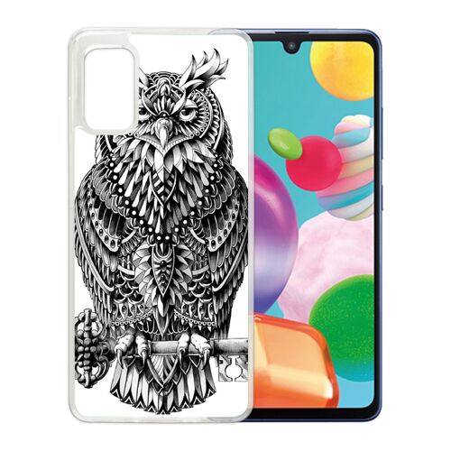 Coque Pour Samsung Galaxy A41 - Hibou Azteque