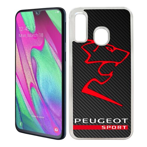 Coque Pour Samsung Galaxy A40 - Peugeot Sport Logo