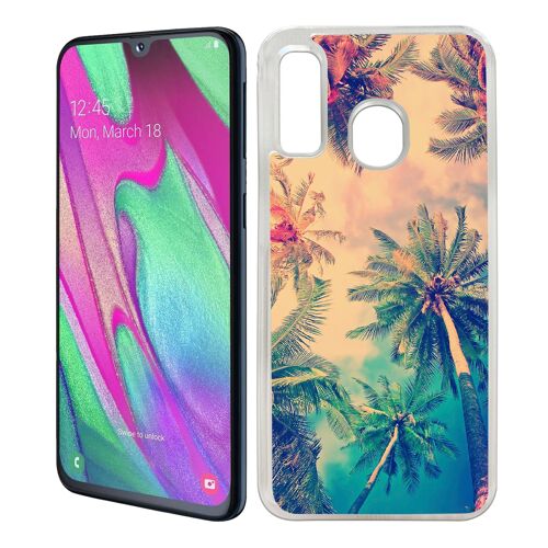 Coque Pour Samsung Galaxy A40 - Palmiers
