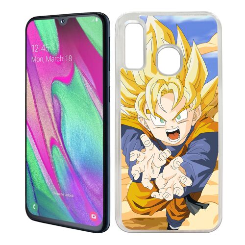 Coque Pour Samsung Galaxy A40 - Dragon Ball Son Goten Fury