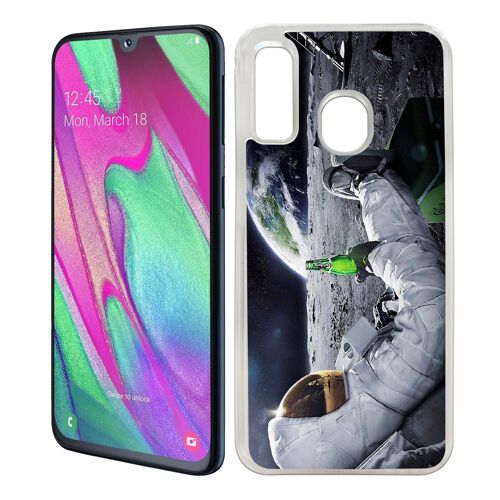 Coque Pour Samsung Galaxy A40 - Astronaute Bière