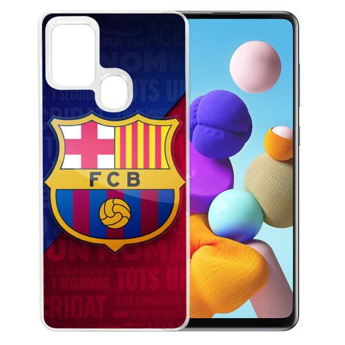 Coque Pour Samsung Galaxy A21s - Football Fc Barcelone Logo