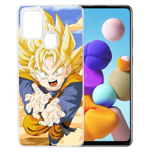 Coque Pour Samsung Galaxy A21s - Dragon Ball Son Goten Fury