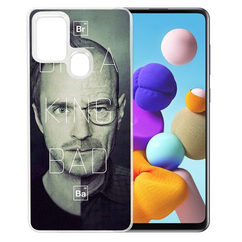 Coque Pour Samsung Galaxy A21s - Breaking Bad Visages