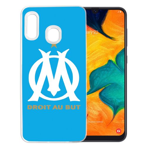 Coque Pour Samsung Galaxy A20e - Logo Om Marseille Bleu