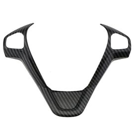 Autocollant De Garniture À Paillettes Pour Housse De Volant De Voiture,Accessoires Intérieurs,Ford Ecosport 2013 -2017,Fi.C. Mk7 2009 - 2017 - Type 2hole Carbon Black
