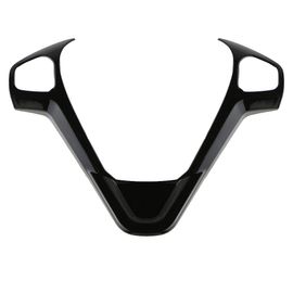 Autocollant De Garniture À Paillettes Pour Housse De Volant De Voiture,Accessoires Intérieurs,Ford Ecosport 2013 -2017,Fi.C. Mk7 2009 - 2017 - Type 2hole Piano Black