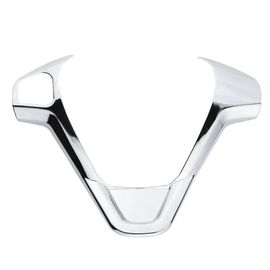 Autocollant De Garniture À Paillettes Pour Housse De Volant De Voiture,Accessoires Intérieurs,Ford Ecosport 2013 -2017,Fi.C. Mk7 2009 - 2017 - Type 1hole Glossy Silver