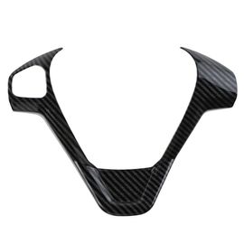 Autocollant De Garniture À Paillettes Pour Housse De Volant De Voiture,Accessoires Intérieurs,Ford Ecosport 2013 -2017,Fi.C. Mk7 2009 - 2017 - Type 1hole Carbon Black