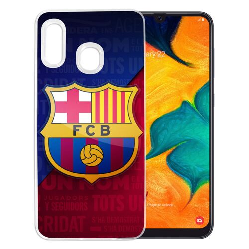 Coque Pour Samsung Galaxy A20e - Football Fc Barcelone Logo