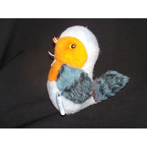 Oiseau Gris Orange