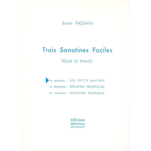Sonatine N°1 Les Petits Maîtres / Recueil