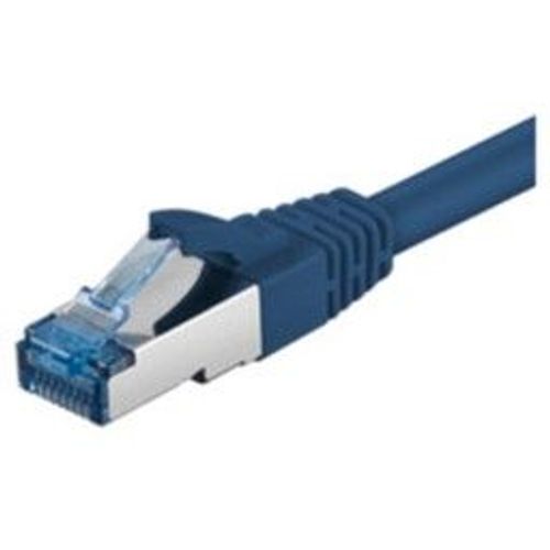 MicroConnect - Câble réseau - RJ-45 (M) pour RJ-45 (M) - 50 cm - SFTP - CAT 6a - sans halogène, sans crochet - bleu