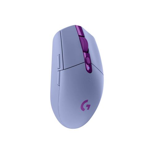 Logitech G G305 - Souris - optique - 6 boutons - sans fil - 2.4 GHz - récepteur sans fil USB - lilas