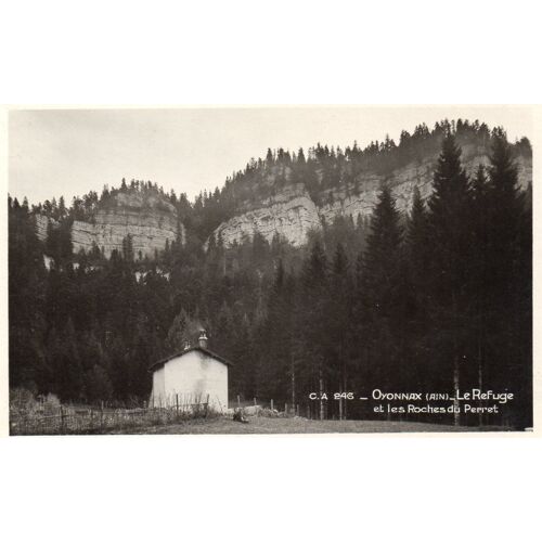 Carte Postale Semi-Moderne - Ca 246 - Oyonnax (Ain) - Le Refuge Et Les Rochers Du Perret