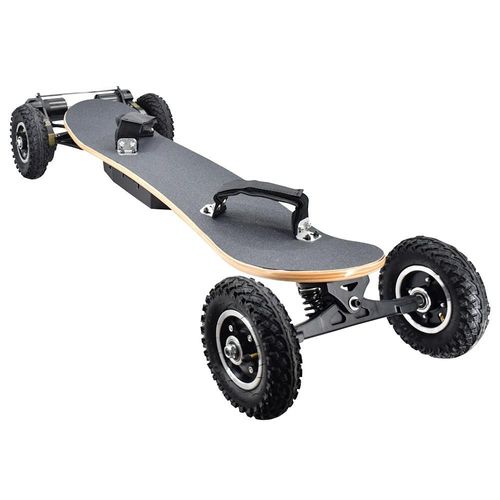 Syl-08 V3 Version Planche À Roulettes Électrique Tout-Terrain Avec Télécommande Moteur 1450w Jusqu'à 38 Km / H Batterie 10ah Planche En Érable Charge Maximale 130kg - Noir