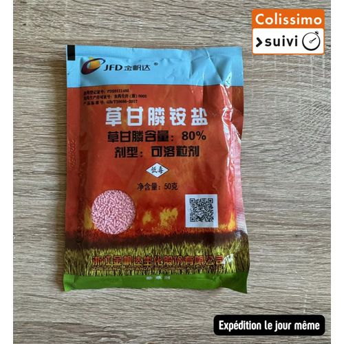 Désherbant Herbicide Systemique Non Sélectif Granulés - 1 Sachet = 10 Litres Eau