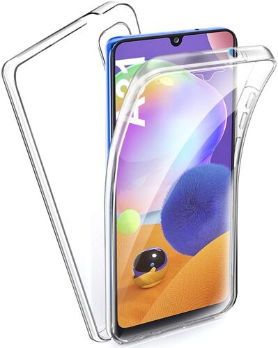 Coque 360 Degrés Samsung Galaxy A31 4g Protection Intégrale Arrière Pc Case Et Avant Tpu Transparente Smartphone 2020 - Accessoires Pochette Exceptional Case