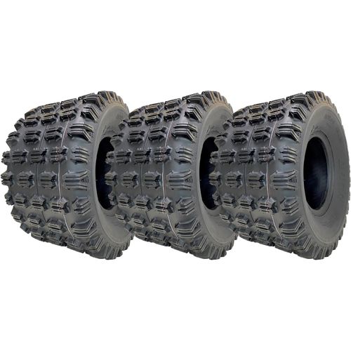 20x11.00-9 ATV Quad Tyres OBOR Kraken WP18 Tubeless Road Legal 155kgs (Set of 3)