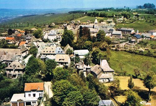Carte Postale, France, Cantal ( 15 ), Montsalvy, Vue Générale