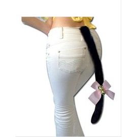 Une Queue Noir Chat (Grande Taille)   Black Sugar Cosplay Costume Déguisement Soirée Black Sugar