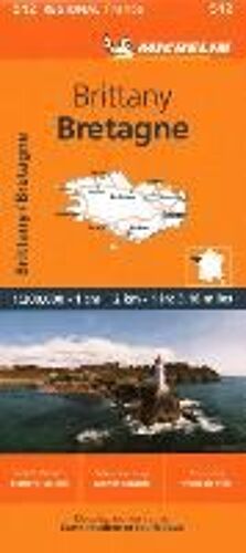 Brittany - Michelin Regional Map 512
