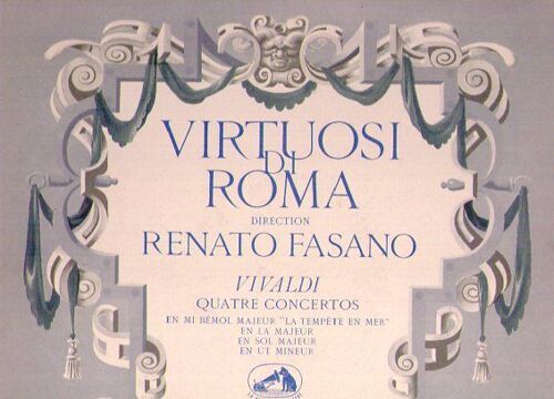 4 Concerti  Virtuosi Di Roma  R.Fasano