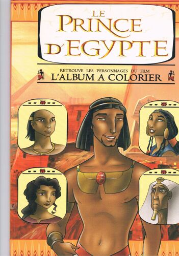 L'album A Colorier Prince De L'egypte