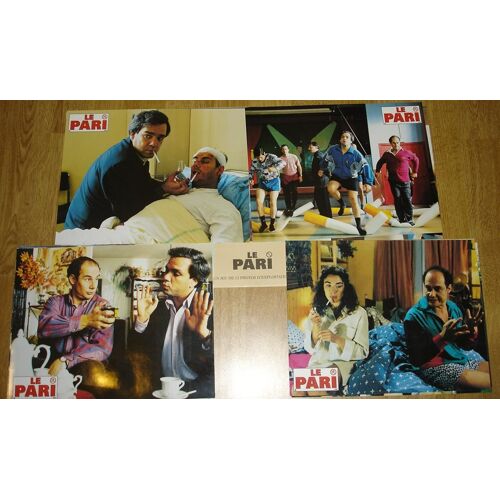 Le Pari -  Jeu De 12 Photos D'exploitation Cinématographique Originale - Format 21x28 - Avec Didier Bourdon, Bernard Campan, Roger Ibanez, Hélène Surgère - Année 1997