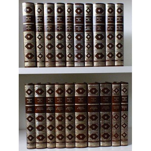 [ 20 Vol. Des Oeuvres Complètes De Ch. De Gaulle, Éd. Édito-Service, Tomes 1 À 20 ] Mémoires De Guerre (6 Vol.) ; Mémoires D'espoir (2 Vol.) ; Disco