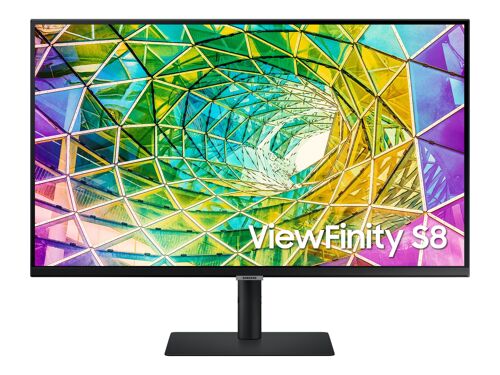 Samsung ViewFinity S8 S32A800NMP - S80A Series - écran LED - 32" - 3840 x 2160 4K @ 60 Hz - VA - 300 cd/m² - 2500:1 - HDR10 - 5 ms - HDMI, DisplayPort - noir