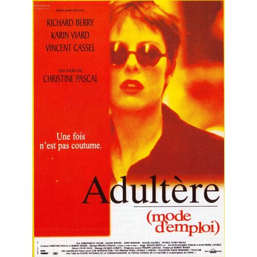 Adultère, Mode D'emploi - Affiche Originale De Cinéma - Format 40x60 - De Christine Pascal Avec Richard Berry, Karin Viard, Vincent Cassel - Année 1995