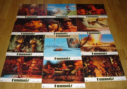 Fourmiz - Jeu De 12 Photos D'exploitation Cinématographique Originale - Format 21x28 - De Eric Darnell Avec Les Voix De Woody Allen, Dan Aykroyd, Anne Bancroft, Jane Curtin, Danny Glover - Année 1998