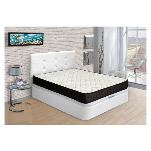 Matelas detente Econature au coton biologique 80X190 mémoire de forme - ferme - Beige et marron