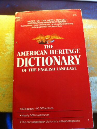 The American Heritage Dictionary Of The English Language, Third Edition
